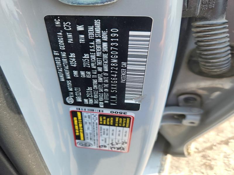 64882806 :رقم المزاد ، 5XXG64J28MG073190 vin ، 2021 Kia K5 مزاد بيع