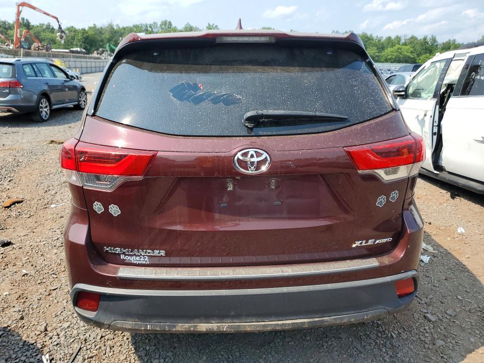 Aukcja sprzedaży 2019 Toyota Highlander, vin: 5TDJZRFH4KS737794, numer aukcji: 65122086