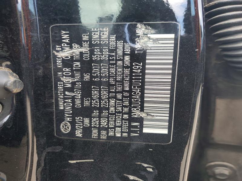 Продаж на аукціоні авто 2015 Hyundai Tucson, vin: KM8JU3AG4FU111492, номер лоту: 64692826