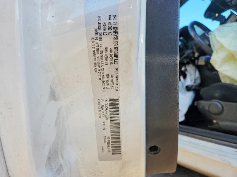 65489856 :رقم المزاد ، 3C3CFFJH4FT608011 vin ، 2015 Fiat 500 مزاد بيع