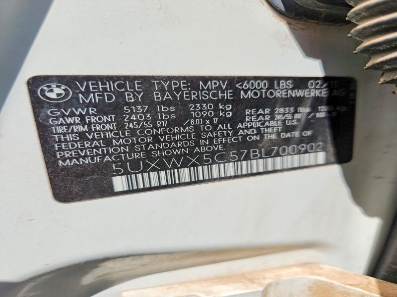 Aukcja sprzedaży 2011 Bmw X3, vin: 5UXWX5C57BL700902, numer aukcji: 65406306