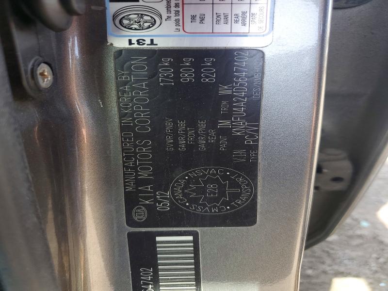 Продаж на аукціоні авто 2013 Kia Forte, vin: KNAFU4A24D5647402, номер лоту: 65527416