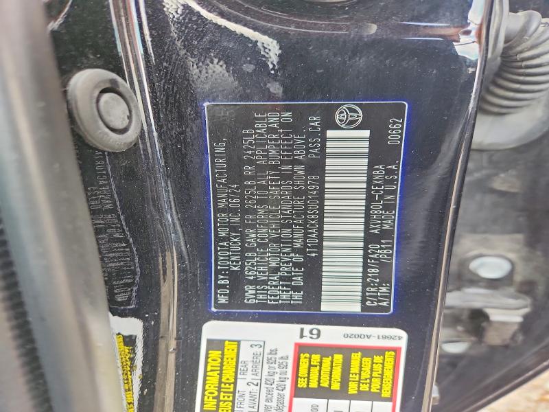 Aukcja sprzedaży 2025 Toyota Camry, vin: 4T1DAACK8SU014978, numer aukcji: 66963056