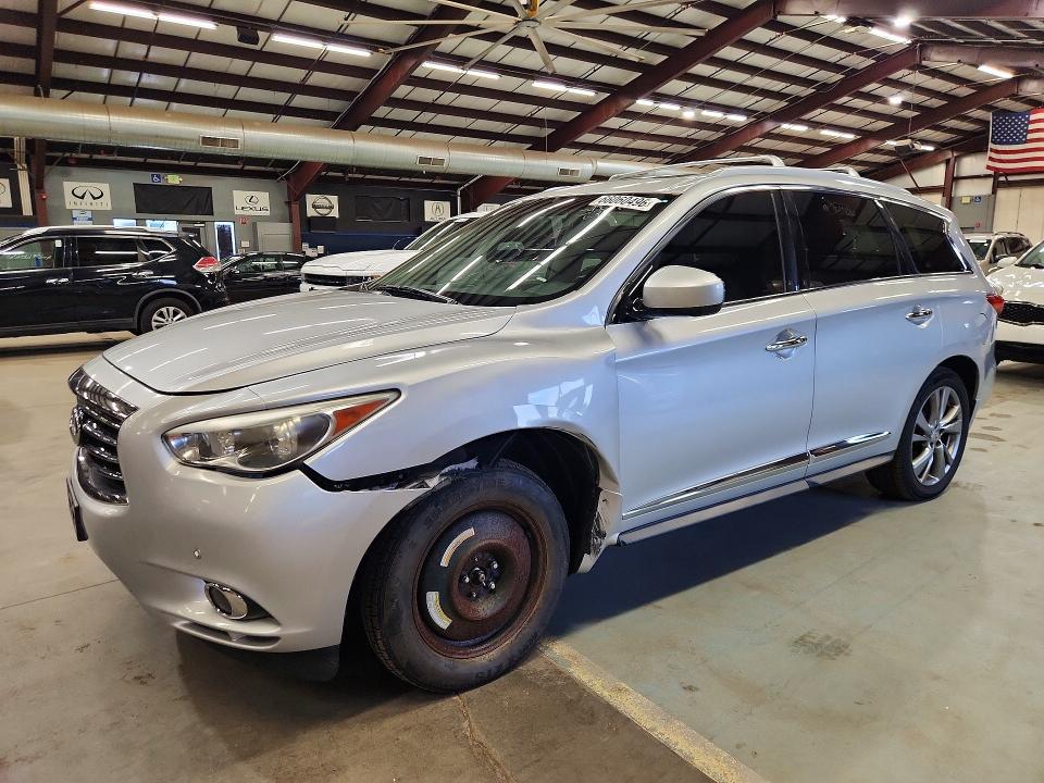 2013 Infiniti Jx35 მანქანა იყიდება აუქციონზე, vin: 5N1AL0MMXDC343259, აუქციონის ნომერი: 66060496