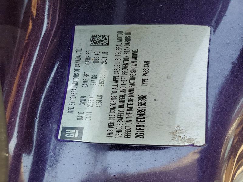 Продаж на аукціоні авто 2011 Chevrolet Camaro, vin: 2G1FB1ED4B9155898, номер лоту: 64990566