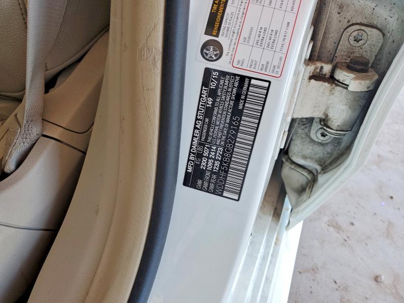 2016 Mercedes-benz E მანქანა იყიდება აუქციონზე, vin: WDDHF5KB8GB279165, აუქციონის ნომერი: 66269156
