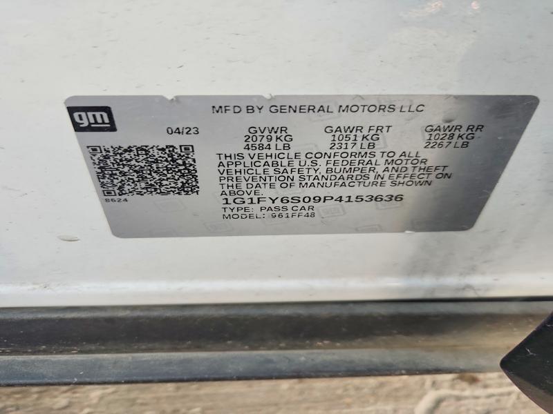 2023 Chevrolet Bolt Euv მანქანა იყიდება აუქციონზე, vin: 1G1FY6S09P4153636, აუქციონის ნომერი: 67159496