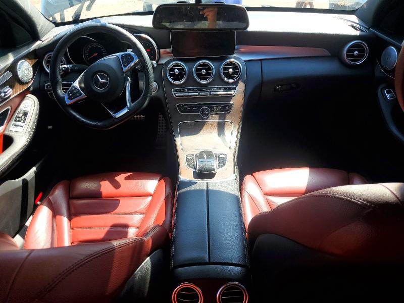 65595376 :رقم المزاد ، 55SWF4JB3JU265318 vin ، 2018 Mercedes-benz C مزاد بيع