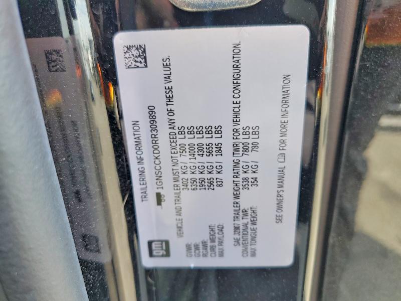 Aukcja sprzedaży 2024 Chevrolet Suburban, vin: 1GNSCCKD0RR309890, numer aukcji: 66939746