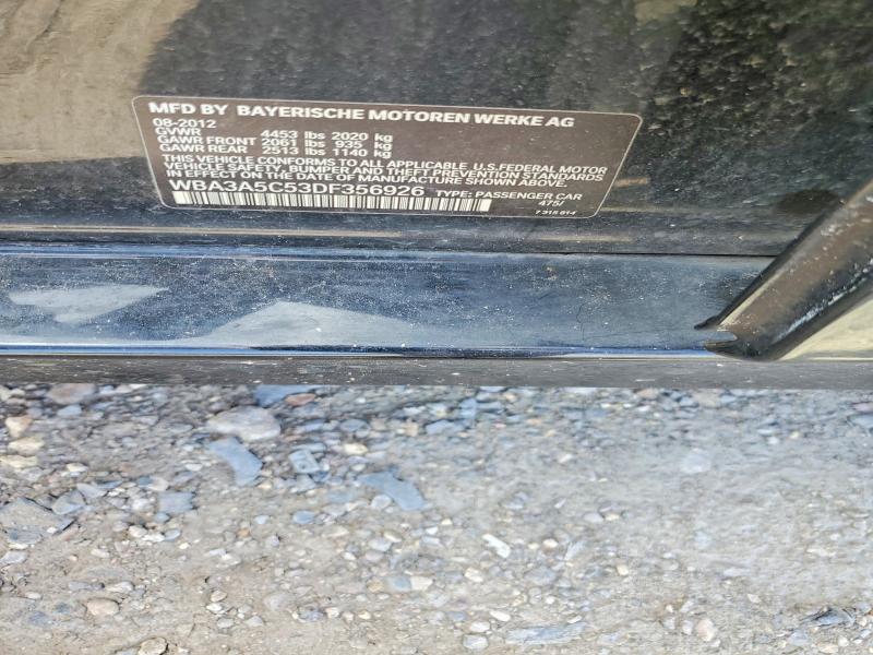 65221356 :رقم المزاد ، WBA3A5C53DF356926 vin ، 2013 Bmw 328 مزاد بيع