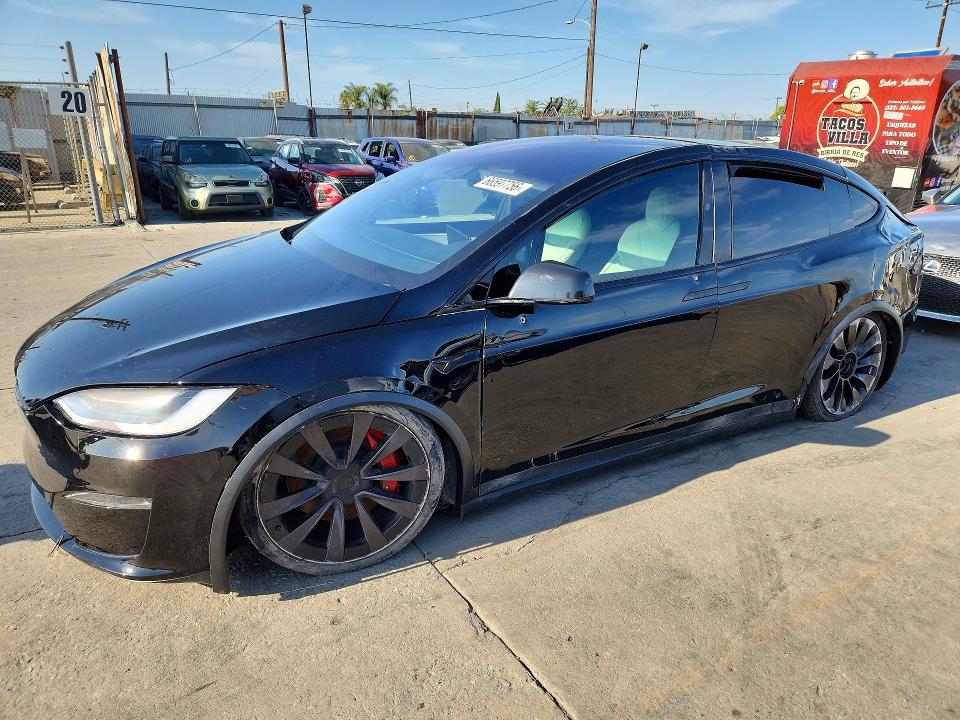 66597756 :رقم المزاد ، 7SAXCBE61PF404194 vin ، 2023 Tesla Model X مزاد بيع