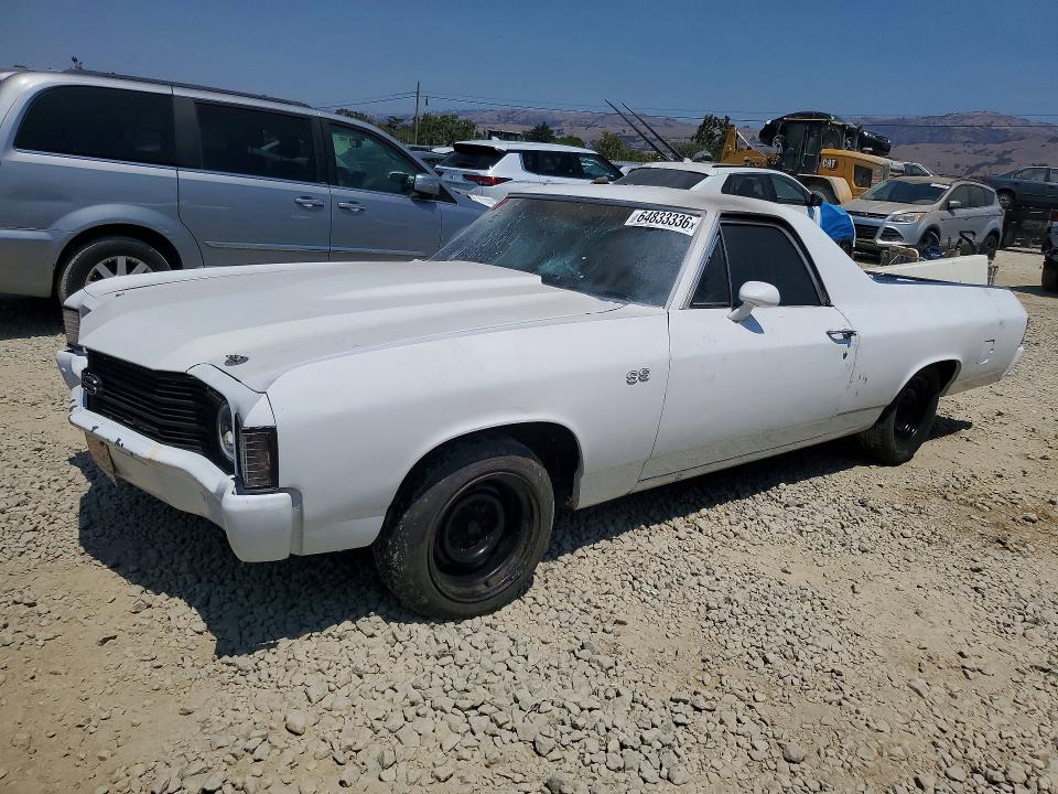Aukcja sprzedaży 1972 Chevrolet El Camino, vin: 1D80H2L558864, numer aukcji: 64833336