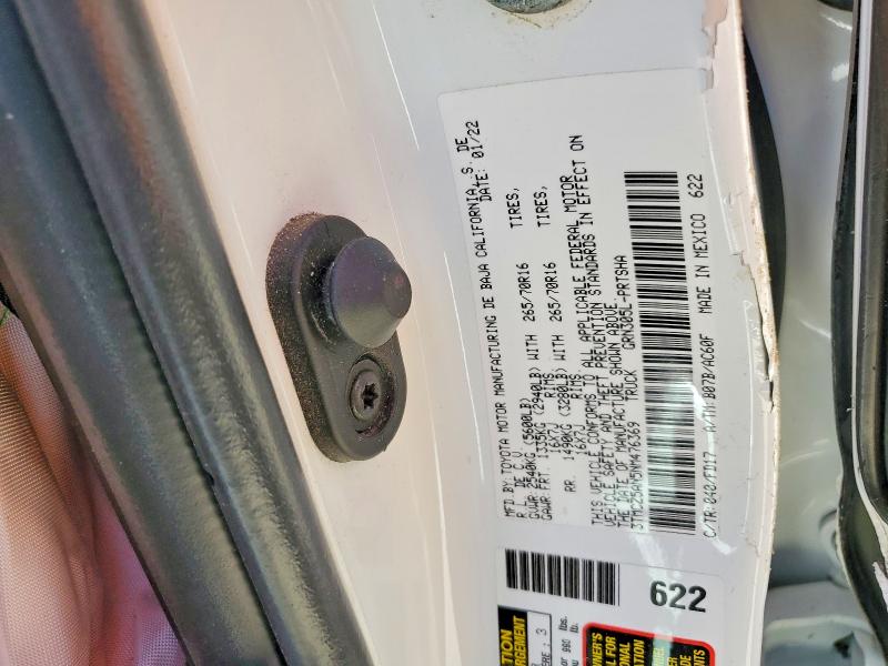 Aukcja sprzedaży 2022 Toyota Tacoma, vin: 3TMCZ5AN5NM476369, numer aukcji: 63733656