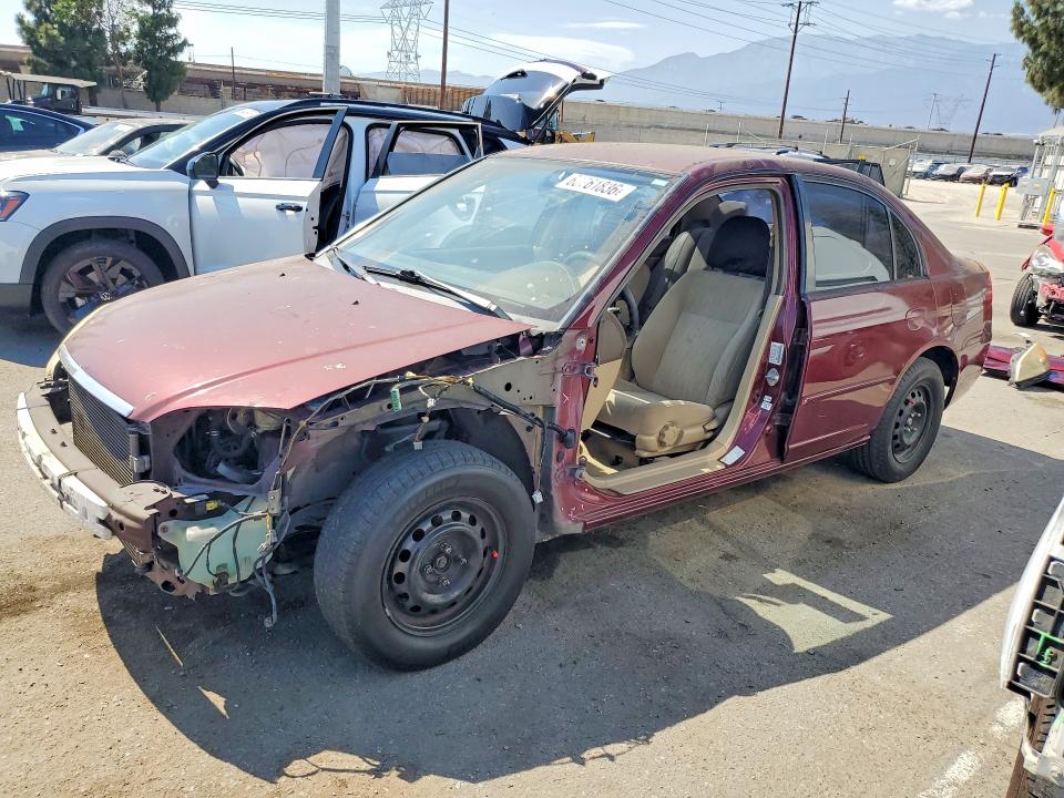 63761836 :رقم المزاد ، JHMES16503S000080 vin ، 2003 Honda Civic مزاد بيع