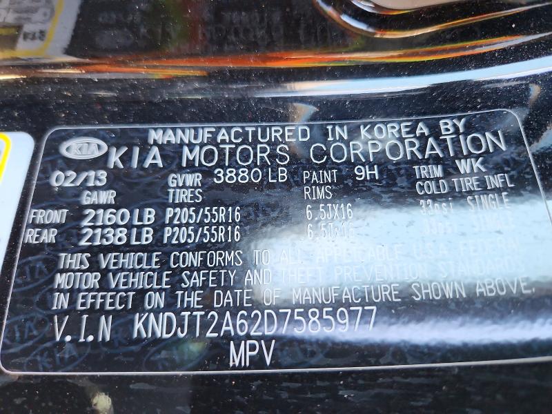 Aukcja sprzedaży 2013 Kia Soul, vin: KNDJT2A62D7585977, numer aukcji: 63523556