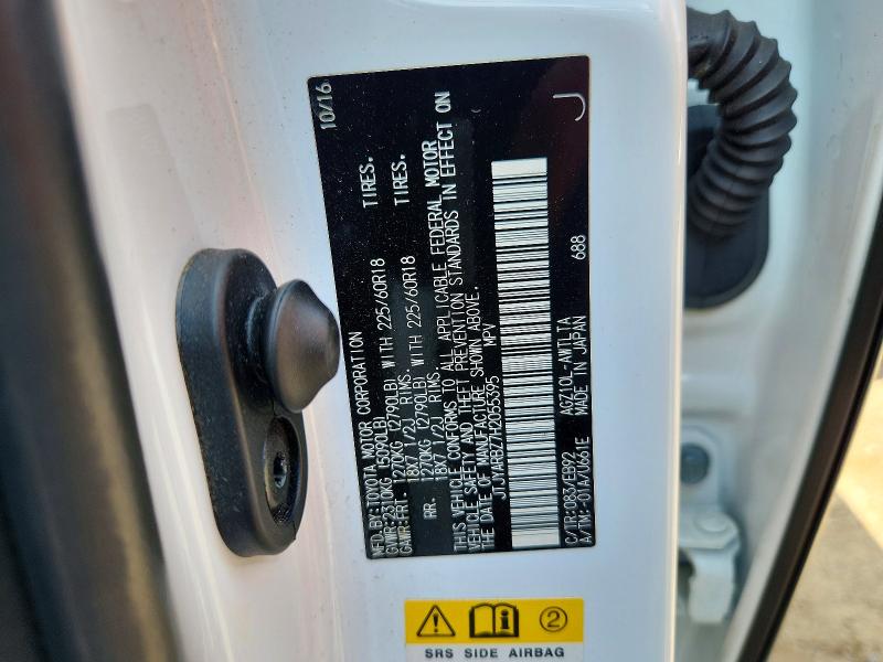 Aukcja sprzedaży 2017 Lexus Nx 200t, vin: JTJYARBZ7H2055395, numer aukcji: 62901916