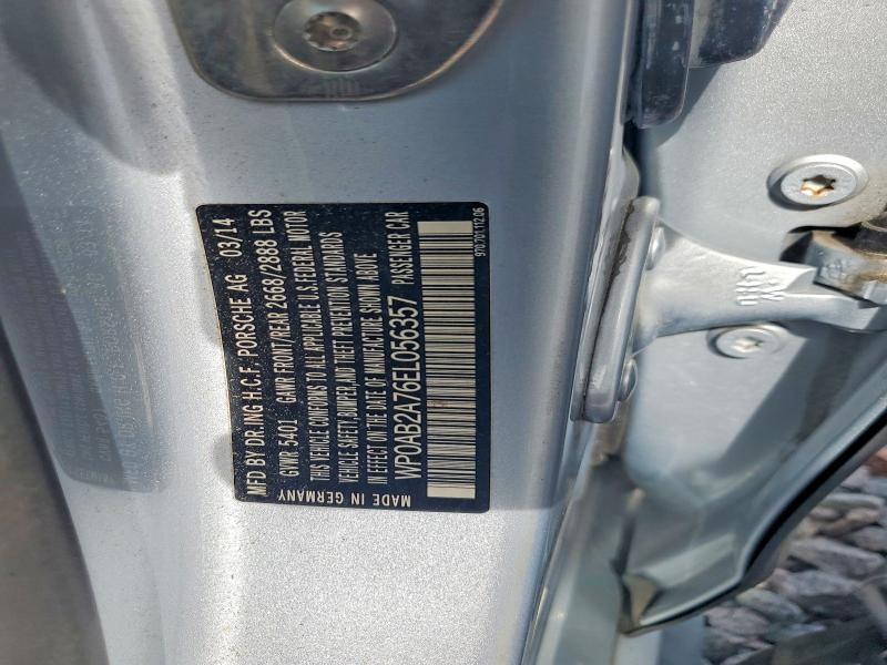 Продаж на аукціоні авто 2014 Porsche Panamera, vin: WP0AB2A76EL056357, номер лоту: 64275206