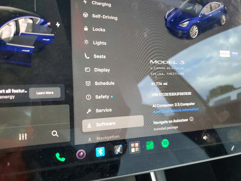 Aukcja sprzedaży 2018 Tesla Model 3, vin: 5YJ3E1EBXJF097838, numer aukcji: 65119426