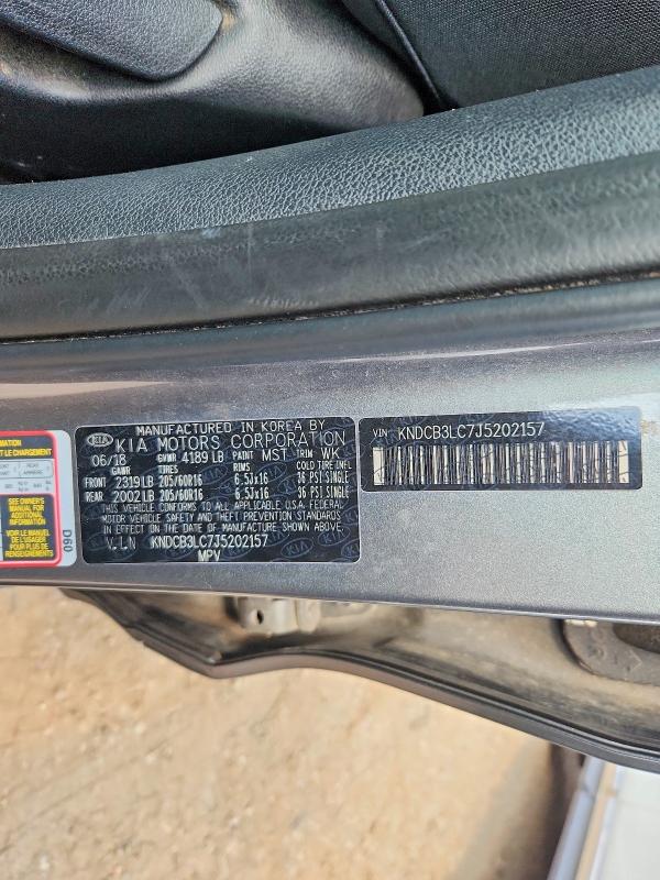 2018 Kia Niro მანქანა იყიდება აუქციონზე, vin: KNDCB3LC7J5202157, აუქციონის ნომერი: 61433176
