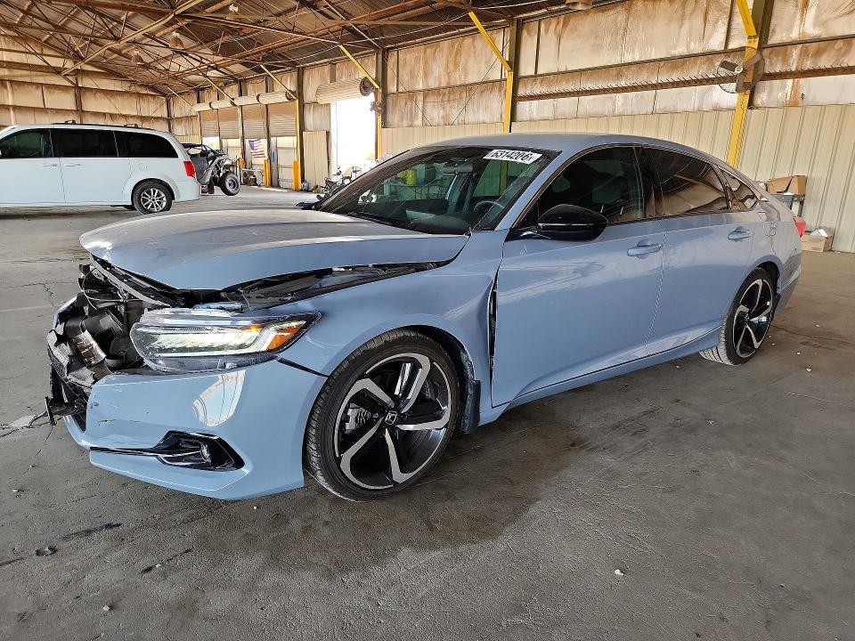 2022 Honda Accord მანქანა იყიდება აუქციონზე, vin: 1HGCV1F38NA108374, აუქციონის ნომერი: 63142056