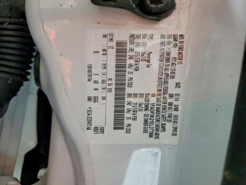 Продаж на аукціоні авто 2014 Ford Focus, vin: 1FADP3K21EL377896, номер лоту: 63296546