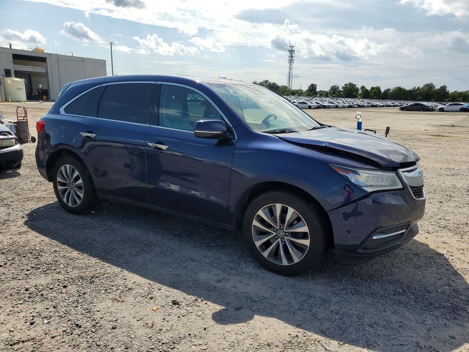2016 Acura Mdx მანქანა იყიდება აუქციონზე, vin: 5FRYD4H45GB060887, აუქციონის ნომერი: 65605736