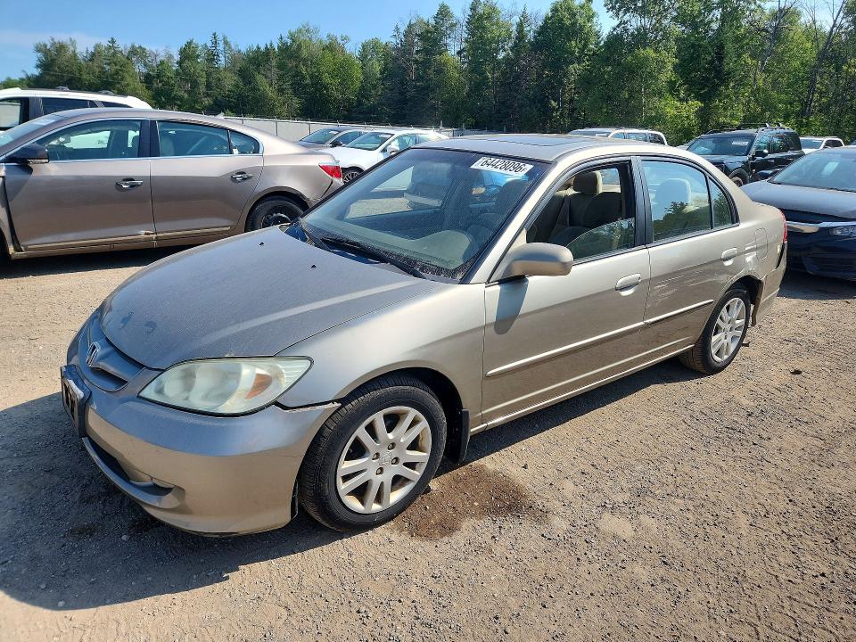 Продажа на аукционе авто 2005 Honda Civic, vin: 2HGES16655H033274, номер лота: 64428096