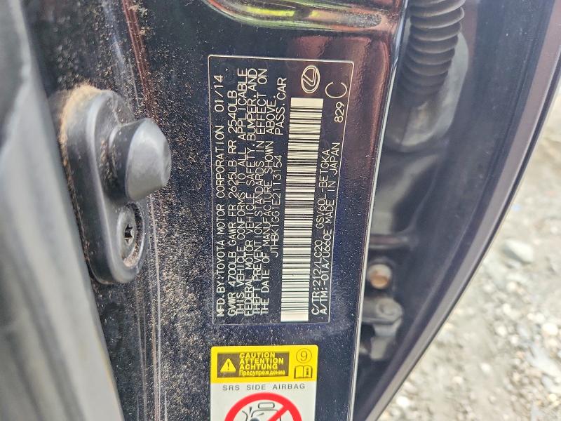 Aukcja sprzedaży 2014 Lexus Es, vin: JTHBK1GG1E2113154, numer aukcji: 64235726