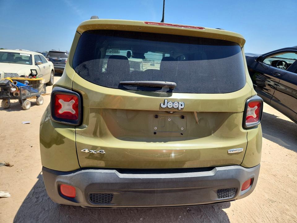 2015 Jeep Renegade მანქანა იყიდება აუქციონზე, vin: ZACCJBBT1FPB27601, აუქციონის ნომერი: 66029716