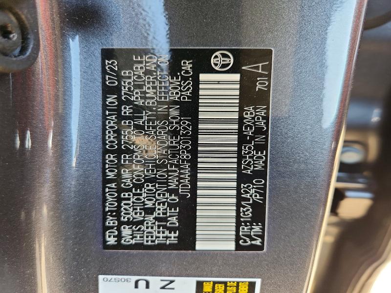 Aukcja sprzedaży 2023 Toyota Crown, vin: JTDAAAAF8P3013291, numer aukcji: 66913426