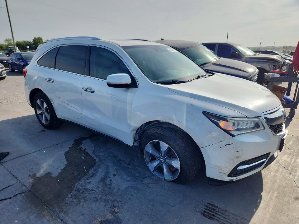 2016 Acura Mdx მანქანა იყიდება აუქციონზე, vin: 5FRYD3H23GB010482, აუქციონის ნომერი: 66254406
