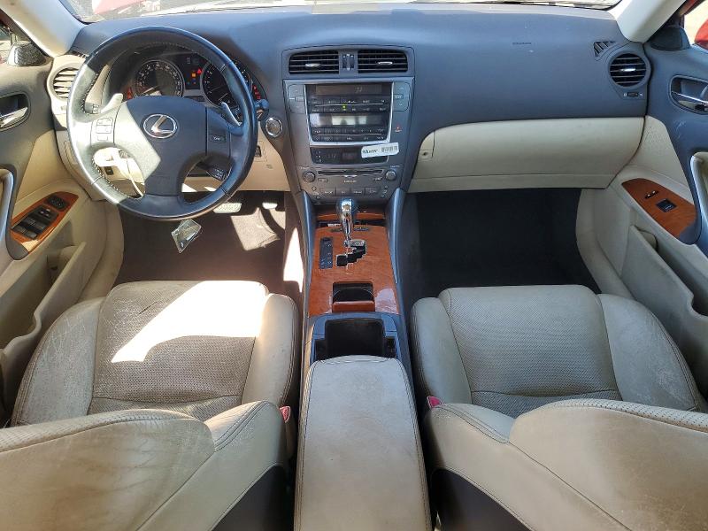 2009 Lexus Is 250 მანქანა იყიდება აუქციონზე, vin: JTHBK262992086738, აუქციონის ნომერი: 63005926