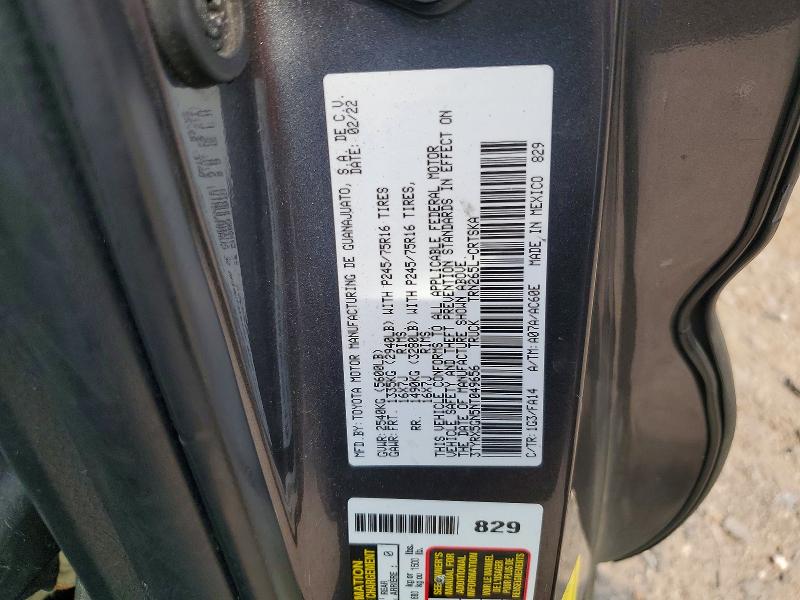 Продажа на аукционе авто 2022 Toyota Tacoma, vin: 3TYRX5GN5NT049656, номер лота: 64714336