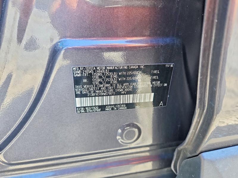 67141566 :رقم المزاد ، 2T3BFREV9HW579013 vin ، 2017 Toyota Rav4 مزاد بيع