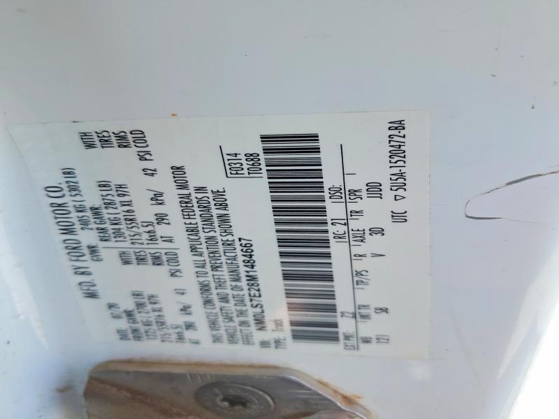 Auction sale of the 2021 Ford Transit Connect, vin: NM0LS7E28M1484667, lot number: 71518996