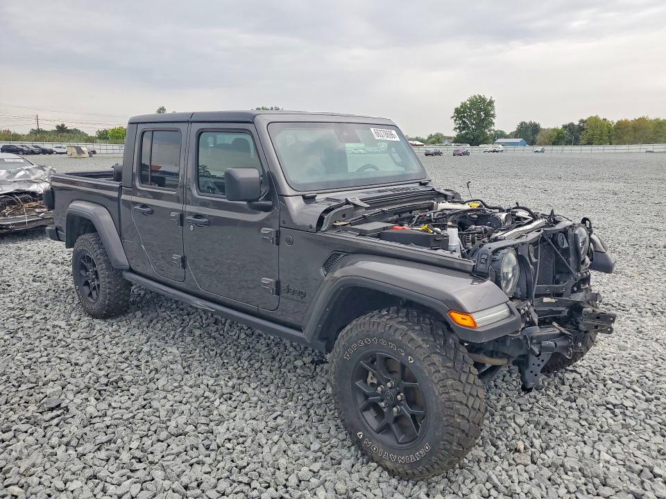 66378696 :رقم المزاد ، 1C6HJTAG0RL100762 vin ، 2024 Jeep Gladiator مزاد بيع