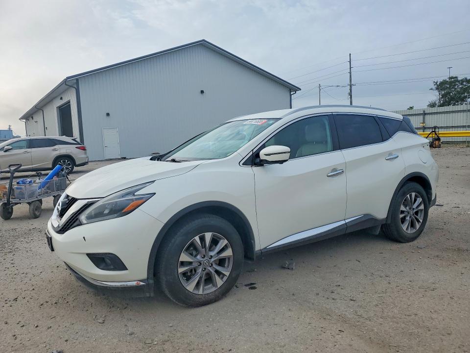 Продажа на аукционе авто 2018 Nissan Murano, vin: 5N1AZ2MH4JN122401, номер лота: 64416686