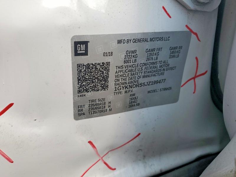 Продаж на аукціоні авто 2018 Cadillac Xt5, vin: 1GYKNDRS5JZ199477, номер лоту: 64390416