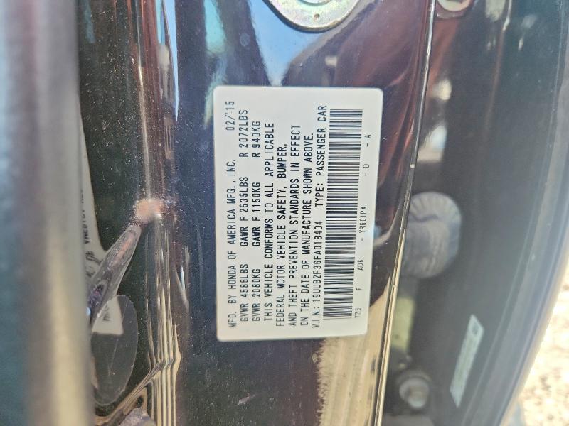 2015 Acura Tlx მანქანა იყიდება აუქციონზე, vin: 19UUB2F36FA018404, აუქციონის ნომერი: 63322026