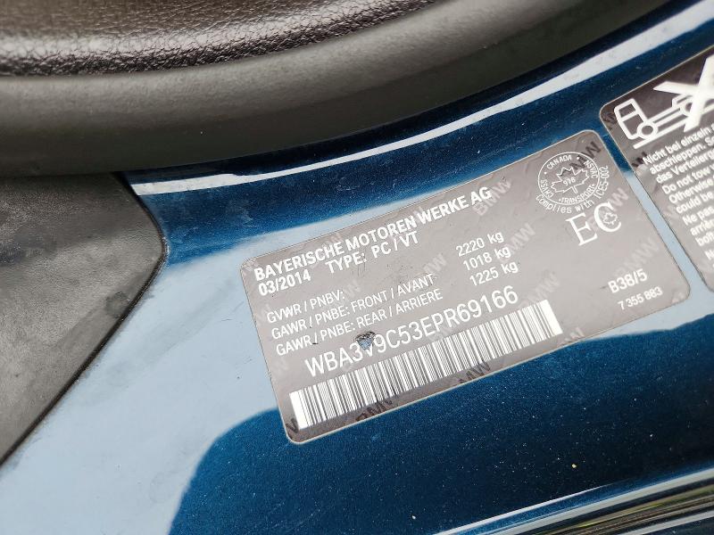 64379036 :رقم المزاد ، WBA3V9C53EPR69166 vin ، 2014 Bmw 428 مزاد بيع