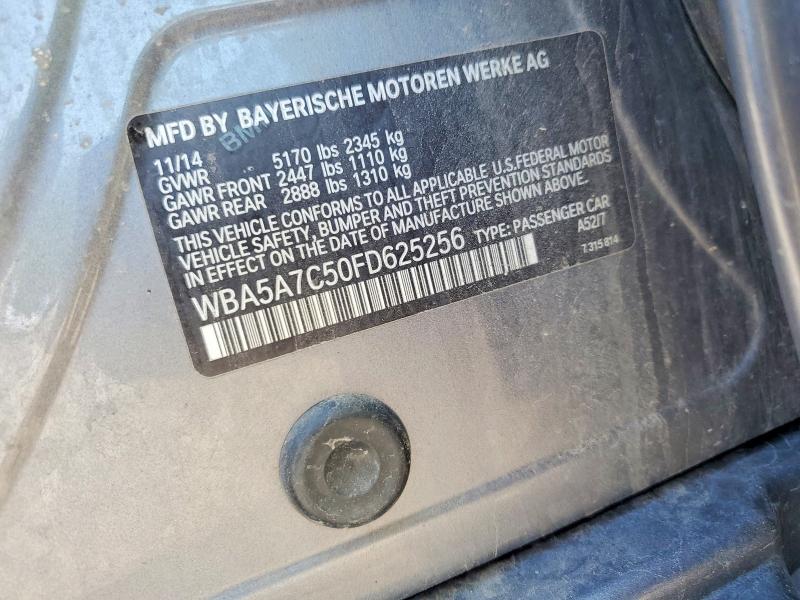 64395576 :رقم المزاد ، WBA5A7C50FD625256 vin ، 2015 Bmw 528 مزاد بيع