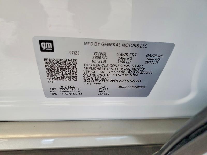 Продаж на аукціоні авто 2024 Buick Enclave, vin: 5GAEVBKW0RJ106820, номер лоту: 64217876