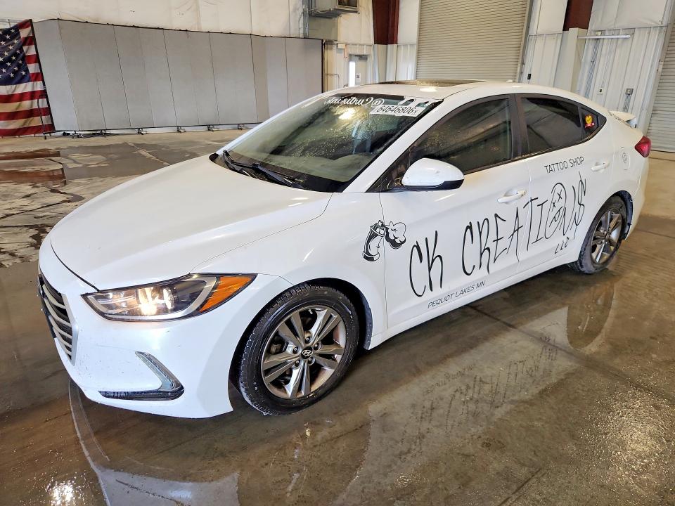2017 Hyundai Elantra მანქანა იყიდება აუქციონზე, vin: 5NPD84LF2HH183515, აუქციონის ნომერი: 64646806