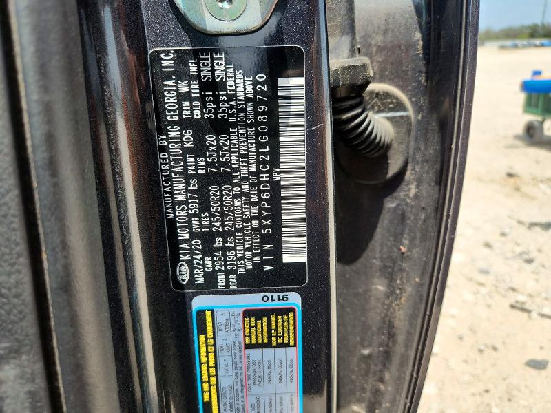 64145066 :رقم المزاد ، 5XYP6DHC2LG089720 vin ، 2020 Kia Telluride مزاد بيع