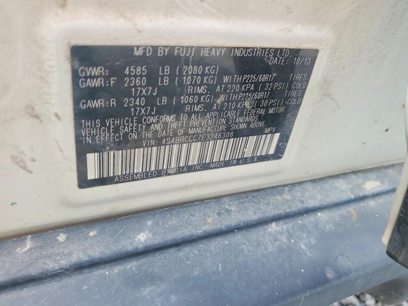 65020386 :رقم المزاد ، 4S4BRCCC7E3246308 vin ، 2014 Subaru Outback مزاد بيع