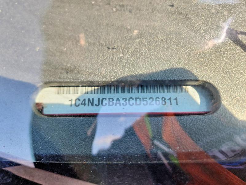 64454686 :رقم المزاد ، 1C4NJCBA3CD526811 vin ، 2012 Jeep Compass مزاد بيع