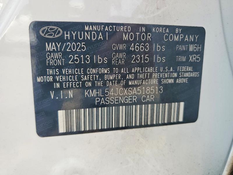 Продажа на аукционе авто 2025 Hyundai Sonata, vin: KMHL54JCXSA518513, номер лота: 63725476