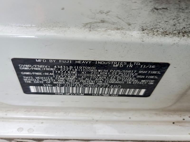 Продаж на аукціоні авто 2017 Subaru Crosstrek, vin: JF2GPANC9H8227480, номер лоту: 66767686