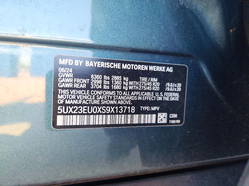 Aukcja sprzedaży 2025 Bmw X5, vin: 5UX23EU0XS9X13718, numer aukcji: 66250666