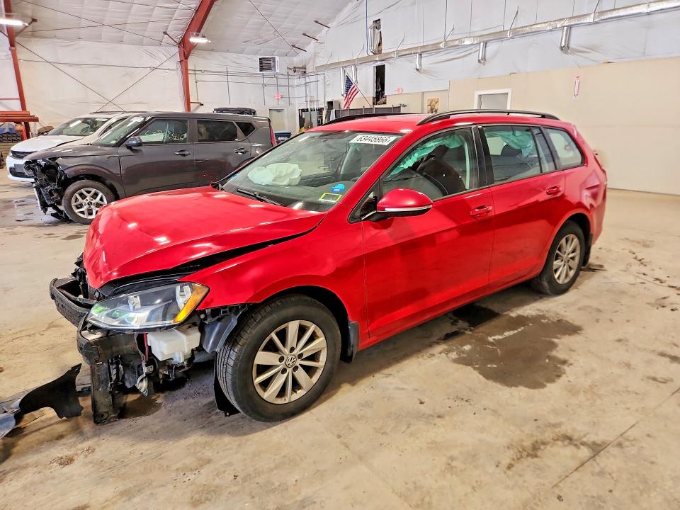 2016 Volkswagen Golf Sportwagen მანქანა იყიდება აუქციონზე, vin: 3VWA17AU1GM521454, აუქციონის ნომერი: 63445866